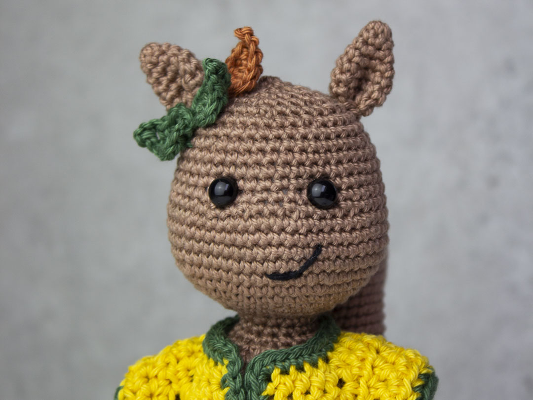 Herbst-Wummel als Eichhörnchen