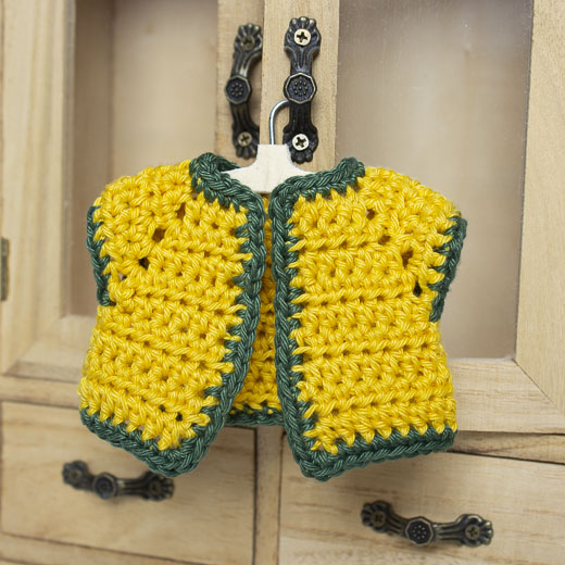Jacke für Amigurumis häkeln - Häkelanleitung von CaroKunterbunt