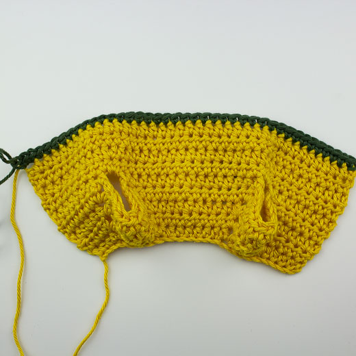 Jacke für Amigurumis häkeln - Rand umhäkeln