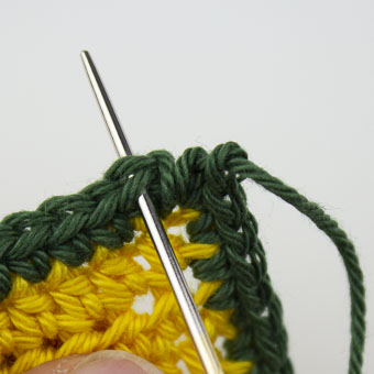 Faden unsichtbar vernähen