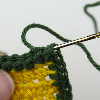 Faden unsichtbar vernähen