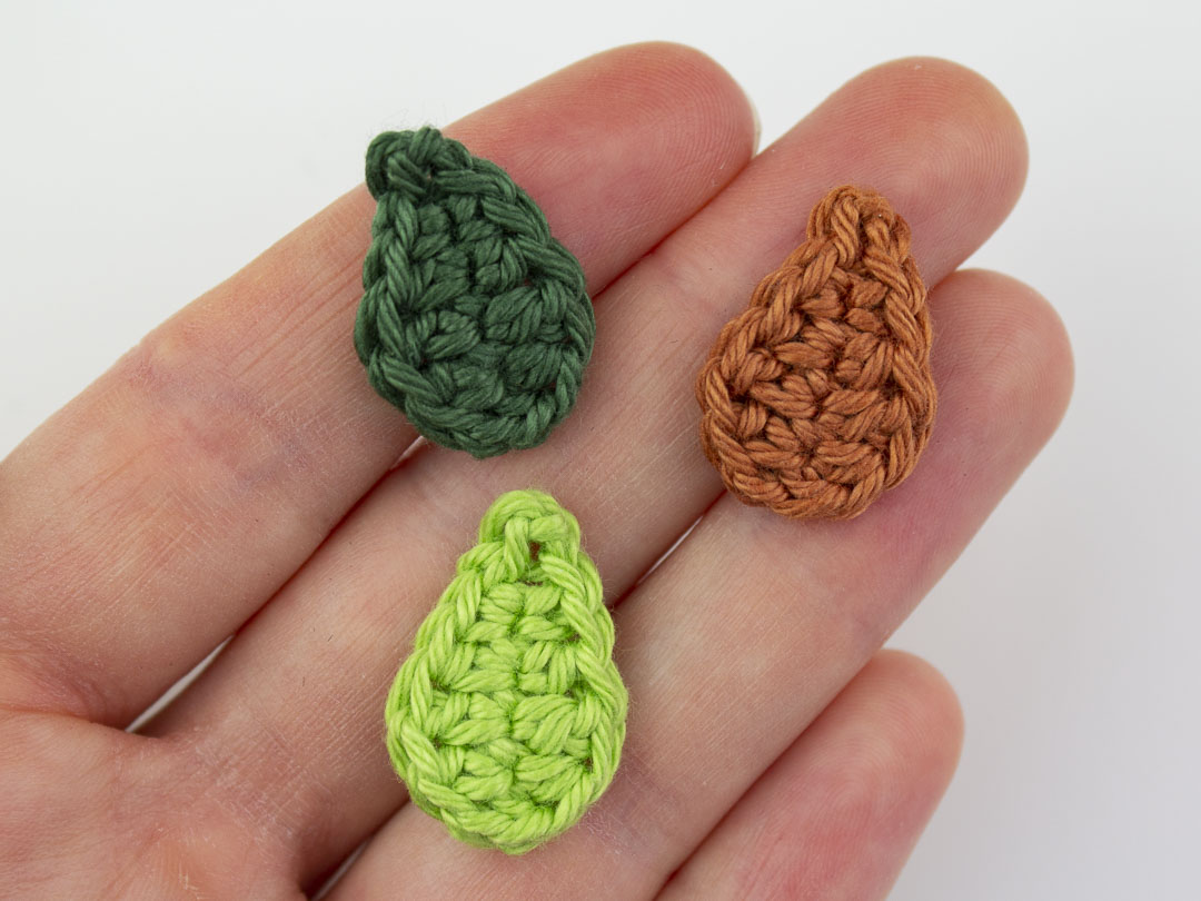 kleines Blatt häkeln – Häkelanleitung