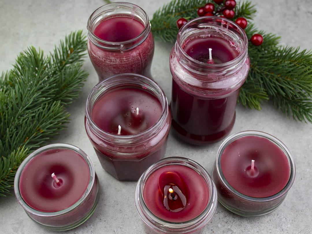 Kerzen aus Kerzenresten