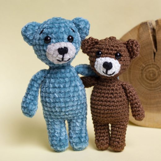Supibärchen häkeln - Häkelanleitung für einen kleinen Bären von Carokunterbunt